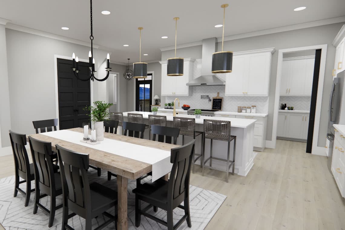 Plan 14800RK: Two-Story Country Farmhouse Plan with Loft Upstairs - 2403 Sq Ft - Image #16 - Country, Farmhouse, Modern Farmhouse, Traditional