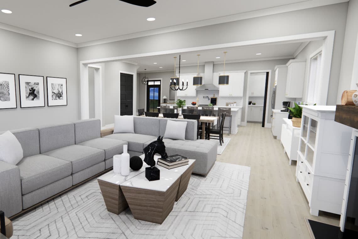 Plan 14800RK: Two-Story Country Farmhouse Plan with Loft Upstairs - 2403 Sq Ft - Image #19 - Country, Farmhouse, Modern Farmhouse, Traditional