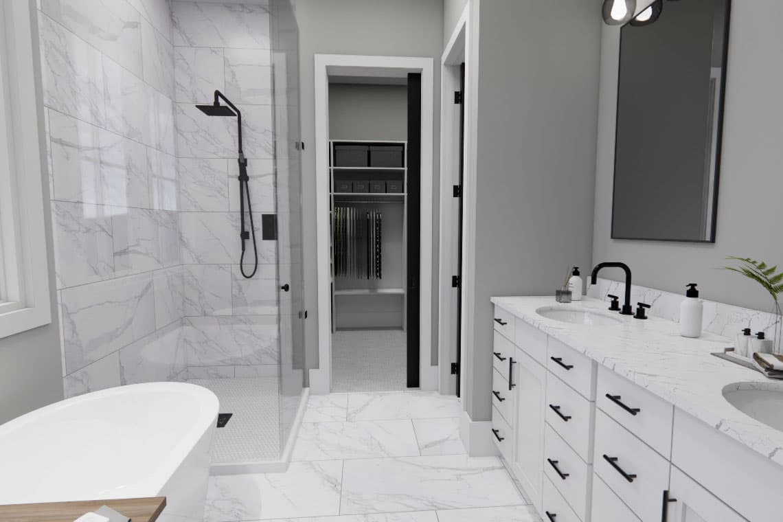 Plan 14800RK: Two-Story Country Farmhouse Plan with Loft Upstairs - 2403 Sq Ft - Image #23 - Country, Farmhouse, Modern Farmhouse, Traditional