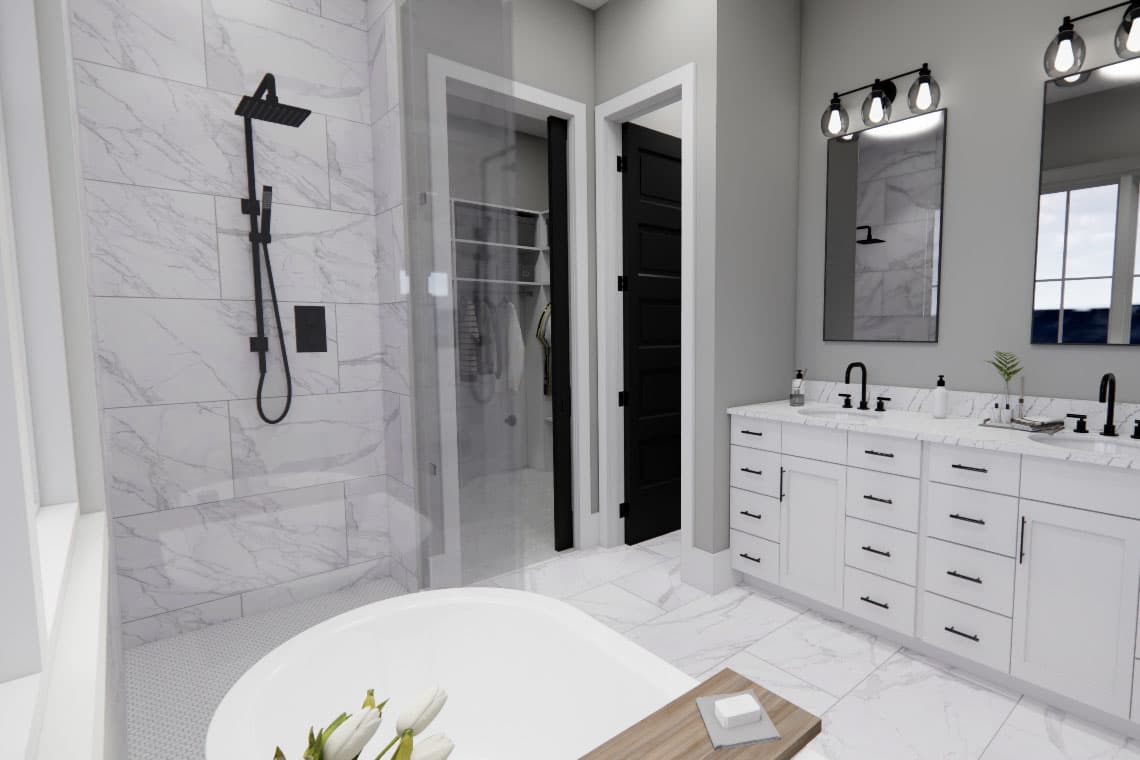 Plan 14800RK: Two-Story Country Farmhouse Plan with Loft Upstairs - 2403 Sq Ft - Image #24 - Country, Farmhouse, Modern Farmhouse, Traditional