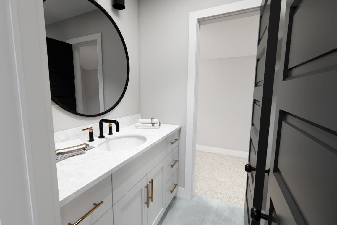 Plan 14800RK: Two-Story Country Farmhouse Plan with Loft Upstairs - 2403 Sq Ft - Image #30 - Country, Farmhouse, Modern Farmhouse, Traditional