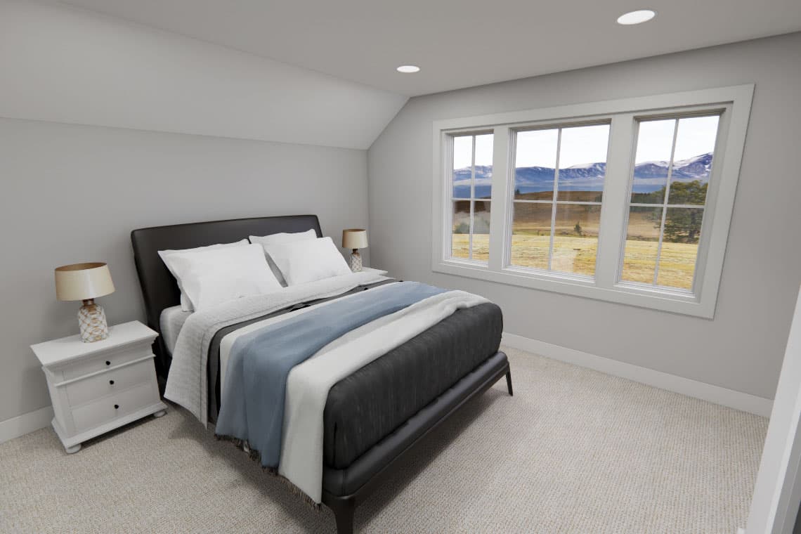 Plan 14800RK: Two-Story Country Farmhouse Plan with Loft Upstairs - 2403 Sq Ft - Image #35 - Country, Farmhouse, Modern Farmhouse, Traditional