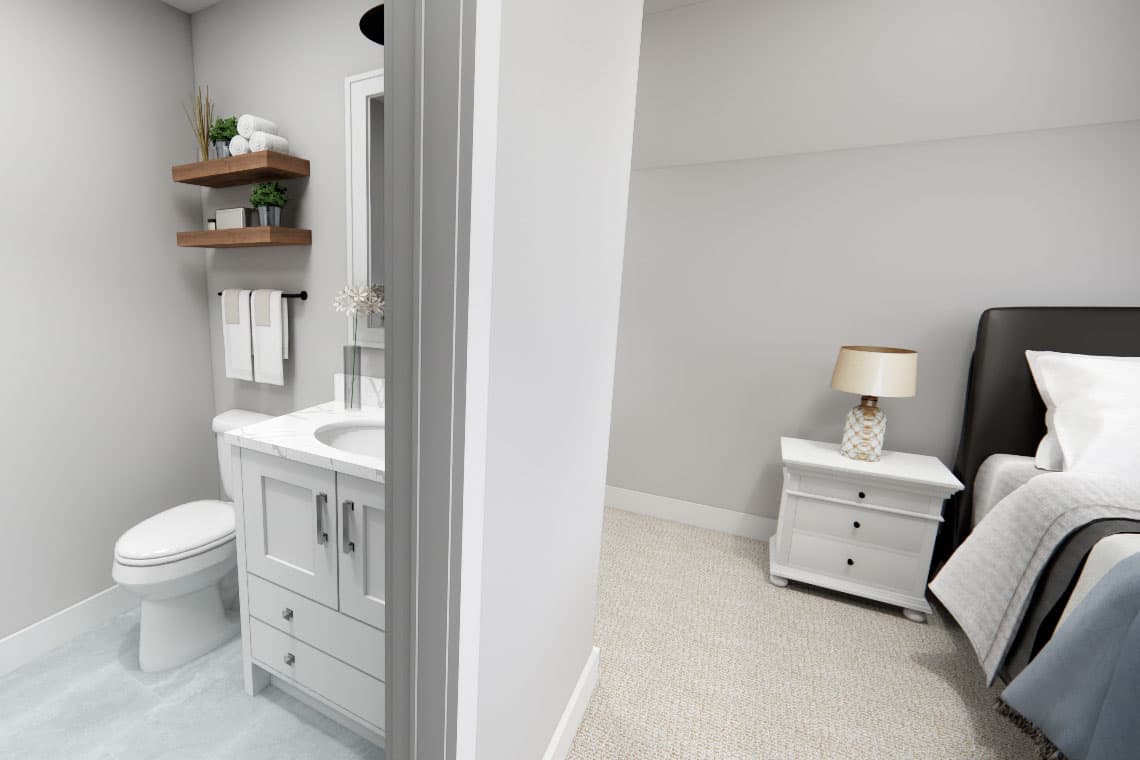 Plan 14800RK: Two-Story Country Farmhouse Plan with Loft Upstairs - 2403 Sq Ft - Image #33 - Country, Farmhouse, Modern Farmhouse, Traditional