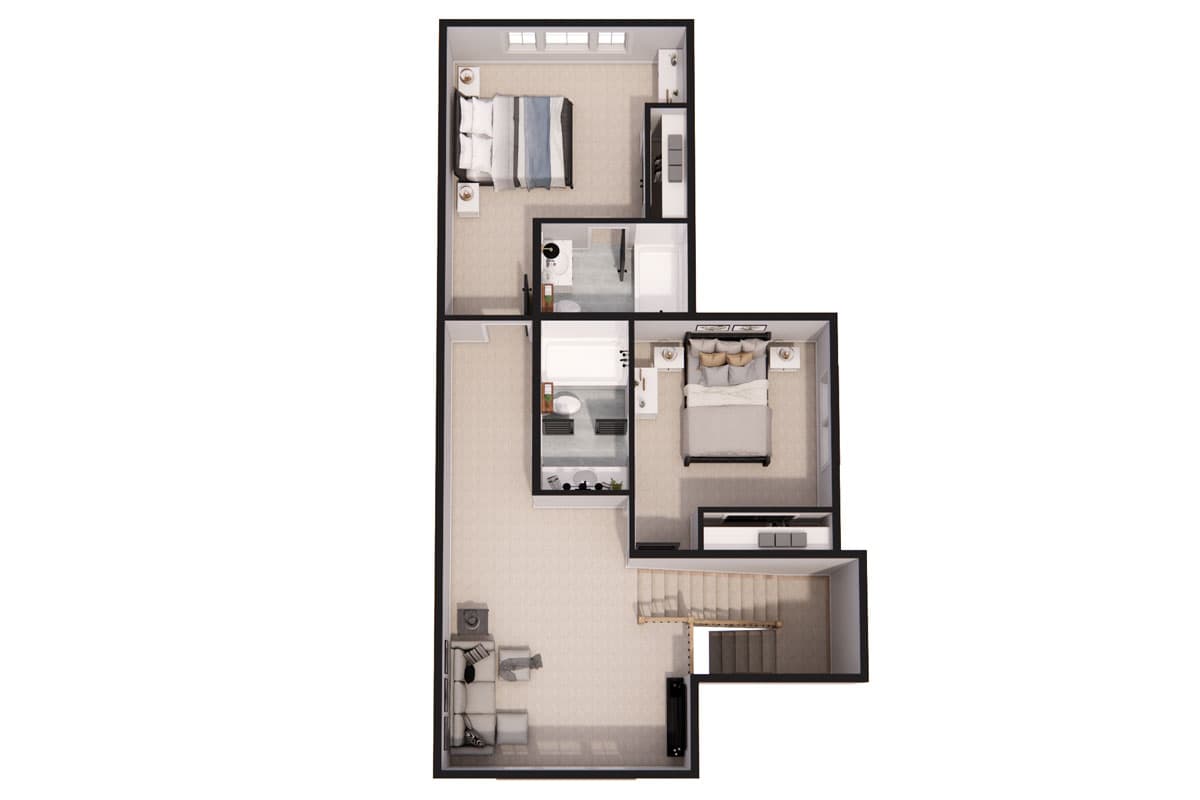 Plan 14800RK: Two-Story Country Farmhouse Plan with Loft Upstairs - 2403 Sq Ft - Image #37 - Country, Farmhouse, Modern Farmhouse, Traditional