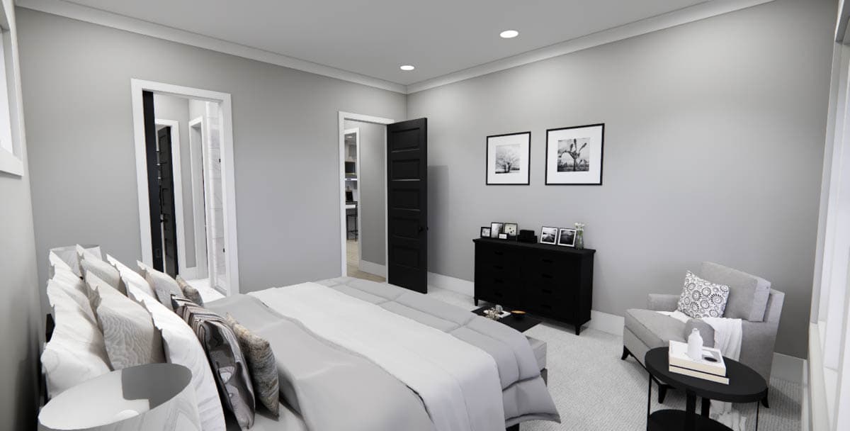 Plan 14804RK: Two-Story Country Farmhouse Plan with 2-Car Garage on the Side - 2403 Sq Ft - Image #18 - Country, Farmhouse, Modern Farmhouse, Traditional