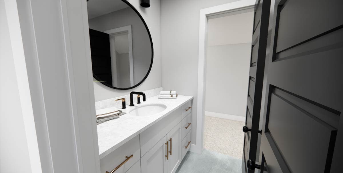 Plan 14804RK: Two-Story Country Farmhouse Plan with 2-Car Garage on the Side - 2403 Sq Ft - Image #27 - Country, Farmhouse, Modern Farmhouse, Traditional