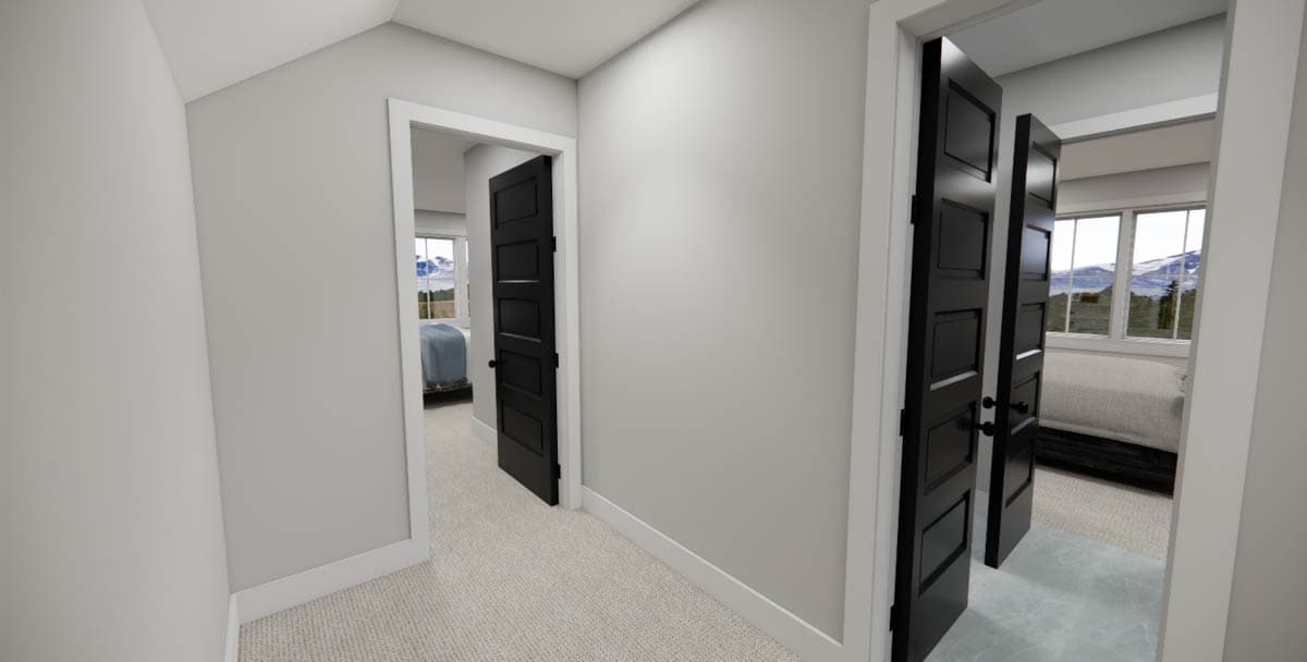 Plan 14804RK: Two-Story Country Farmhouse Plan with 2-Car Garage on the Side - 2403 Sq Ft - Image #28 - Country, Farmhouse, Modern Farmhouse, Traditional