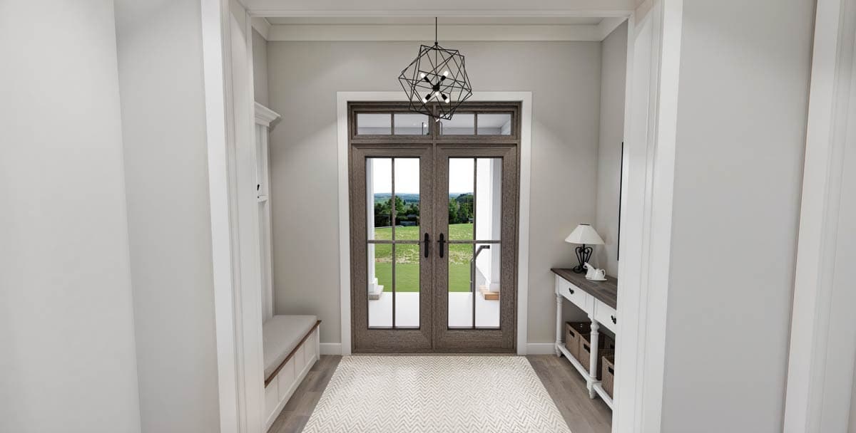 Plan 14805RK: 2000 Square Foot 3 Bedroom Modern Farmhouse Plan with Wrap Around Rear Porch - Image #10 - Cottage, Country, Farmhouse, Modern Farmhouse, New American