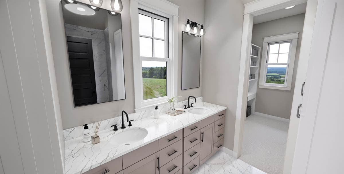 Plan 14805RK: 2000 Square Foot 3 Bedroom Modern Farmhouse Plan with Wrap Around Rear Porch - Image #27 - Cottage, Country, Farmhouse, Modern Farmhouse, New American