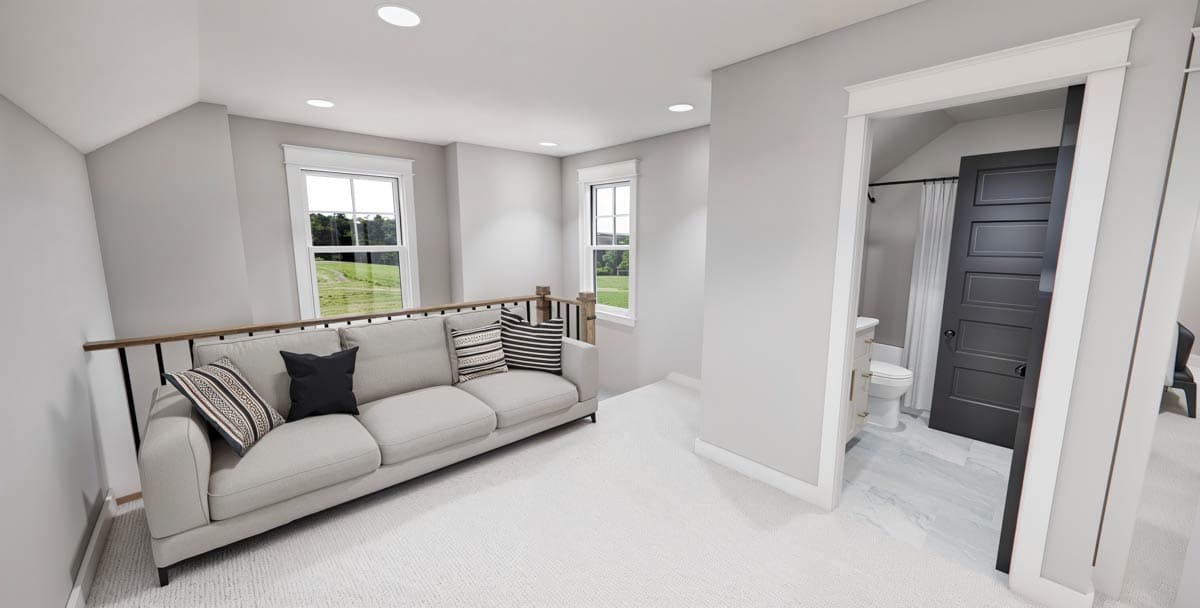 Plan 14805RK: 2000 Square Foot 3 Bedroom Modern Farmhouse Plan with Wrap Around Rear Porch - Image #32 - Cottage, Country, Farmhouse, Modern Farmhouse, New American