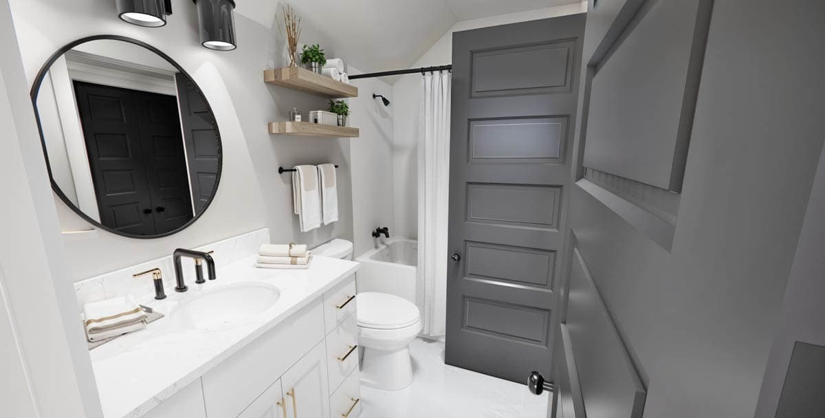 Plan 14805RK: 2000 Square Foot 3 Bedroom Modern Farmhouse Plan with Wrap Around Rear Porch - Image #33 - Cottage, Country, Farmhouse, Modern Farmhouse, New American