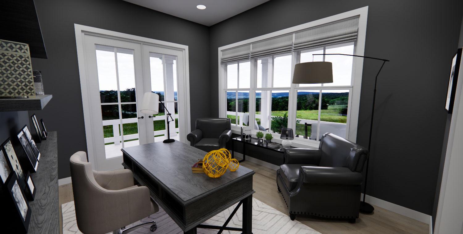 Plan 14807RK: 4-Bed Modern Farmhouse Cottage with Wraparound Porch and a Home Office - 2733 Sq Ft - Image #13 - Country, Farmhouse, Modern Farmhouse, Traditional