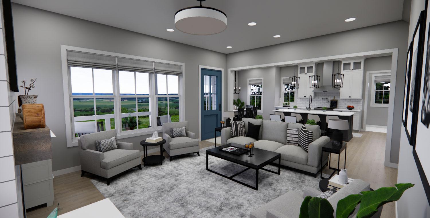 Plan 14807RK: 4-Bed Modern Farmhouse Cottage with Wraparound Porch and a Home Office - 2733 Sq Ft - Image #41 - Country, Farmhouse, Modern Farmhouse, Traditional