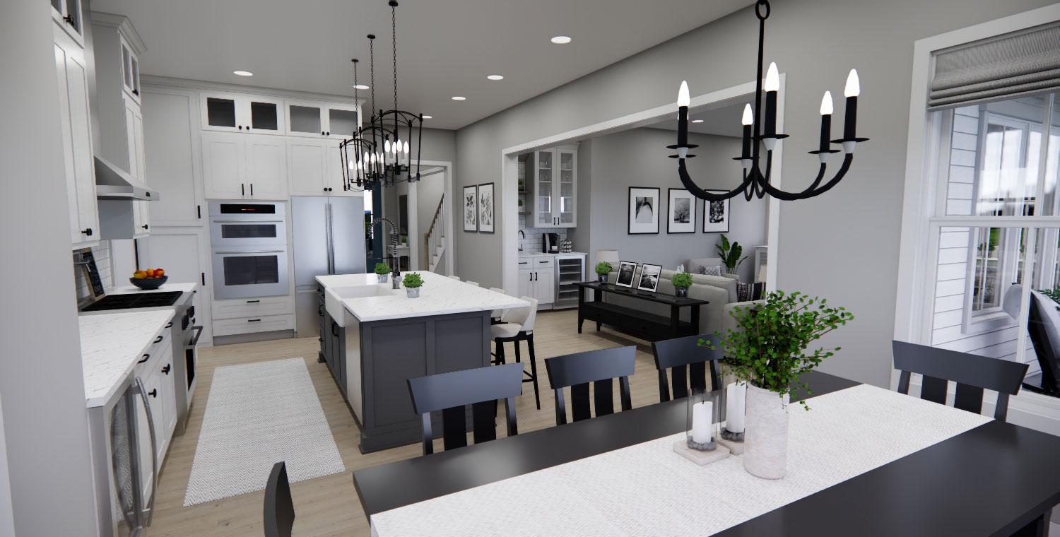 Plan 14807RK: 4-Bed Modern Farmhouse Cottage with Wraparound Porch and a Home Office - 2733 Sq Ft - Image #38 - Country, Farmhouse, Modern Farmhouse, Traditional