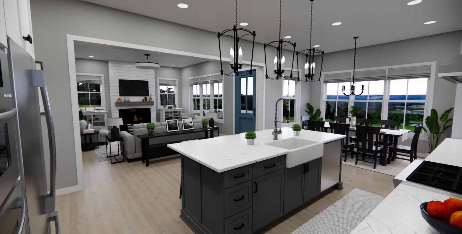 Plan 14807RK: 4-Bed Modern Farmhouse Cottage with Wraparound Porch and a Home Office - 2733 Sq Ft - Image #37 - Country, Farmhouse, Modern Farmhouse, Traditional