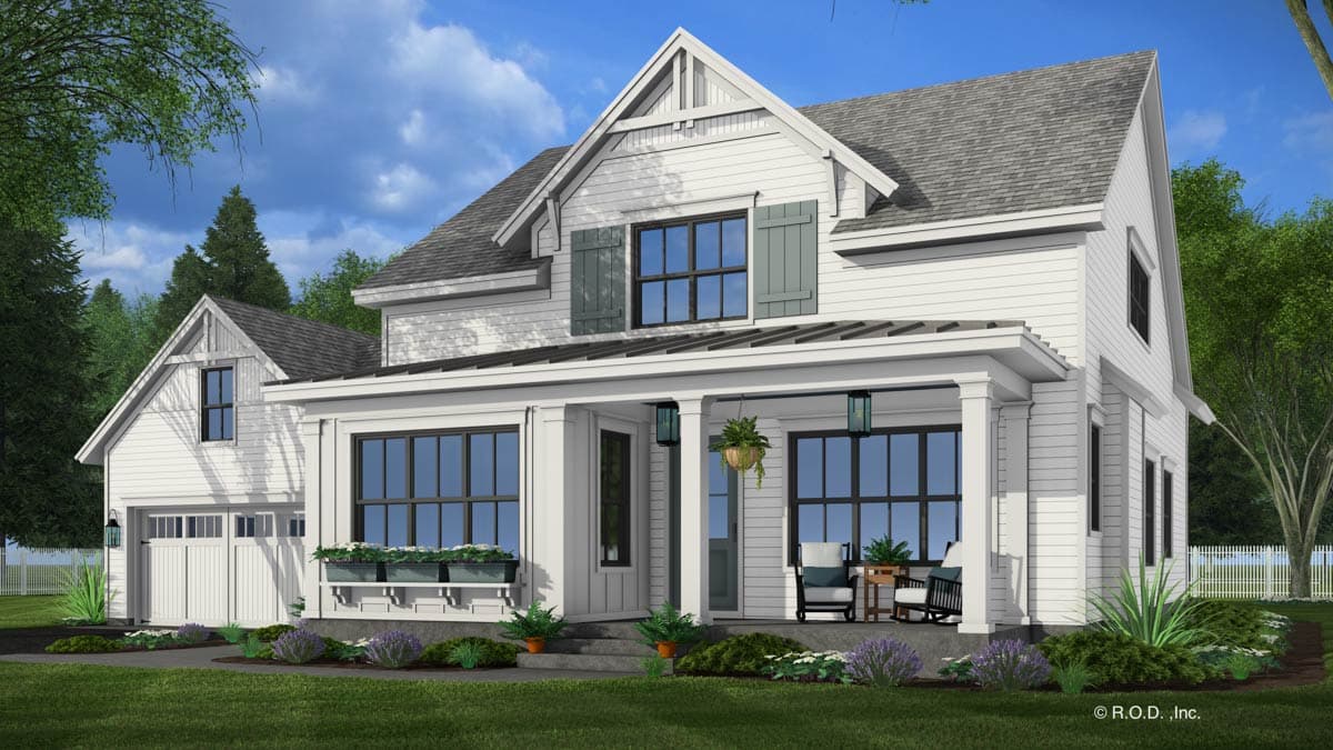 Plan 14810RK: Modern Farmhouse House Plan with Home Office and Main Floor Master Suite - 2733 Sq Ft - Image #7 - Country, Farmhouse, Modern Farmhouse, New American