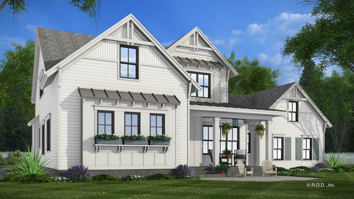 Plan 14810RK: Modern Farmhouse House Plan with Home Office and Main Floor Master Suite - 2733 Sq Ft - Image #9 - Country, Farmhouse, Modern Farmhouse, New American
