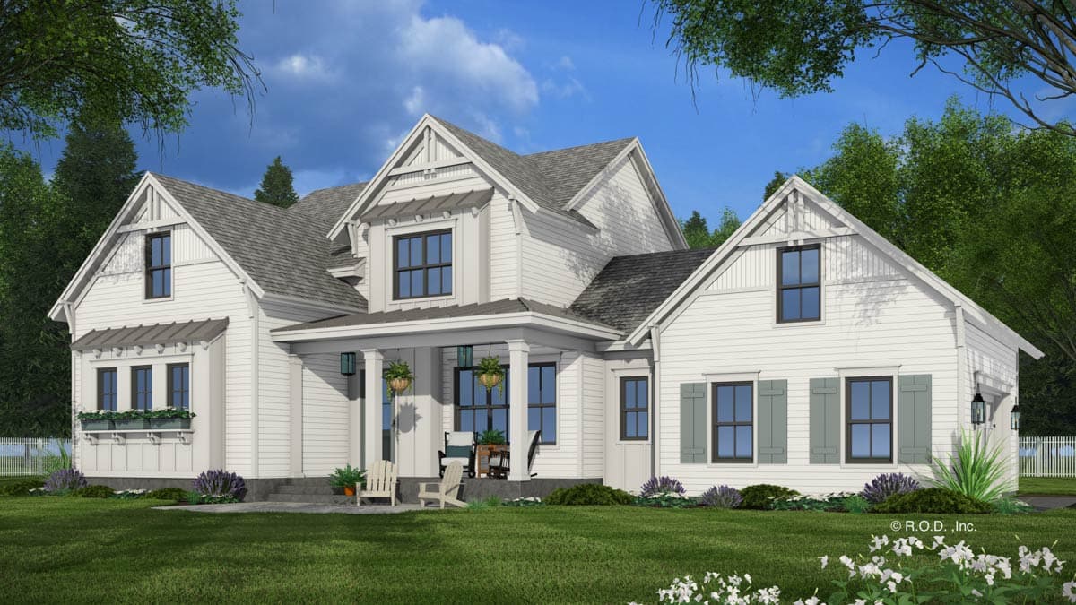 Plan 14810RK: Modern Farmhouse House Plan with Home Office and Main Floor Master Suite - 2733 Sq Ft - Image #10 - Country, Farmhouse, Modern Farmhouse, New American