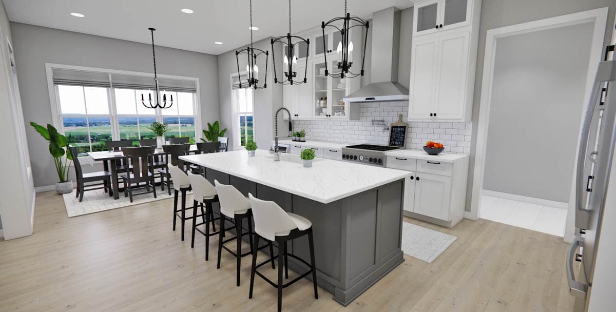Plan 14810RK: Modern Farmhouse House Plan with Home Office and Main Floor Master Suite - 2733 Sq Ft - Image #16 - Country, Farmhouse, Modern Farmhouse, New American