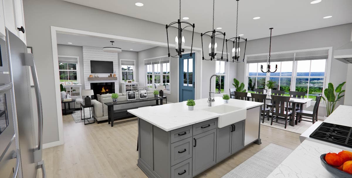 Plan 14810RK: Modern Farmhouse House Plan with Home Office and Main Floor Master Suite - 2733 Sq Ft - Image #20 - Country, Farmhouse, Modern Farmhouse, New American