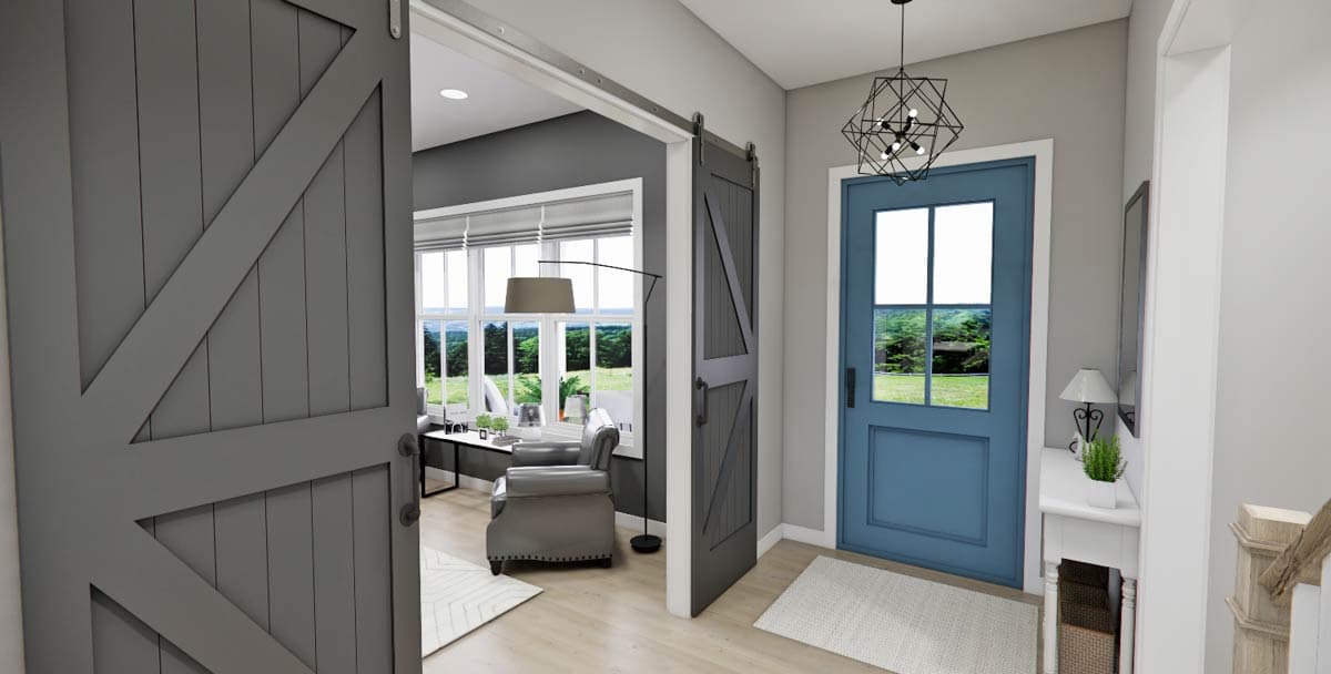 Plan 14810RK: Modern Farmhouse House Plan with Home Office and Main Floor Master Suite - 2733 Sq Ft - Image #23 - Country, Farmhouse, Modern Farmhouse, New American