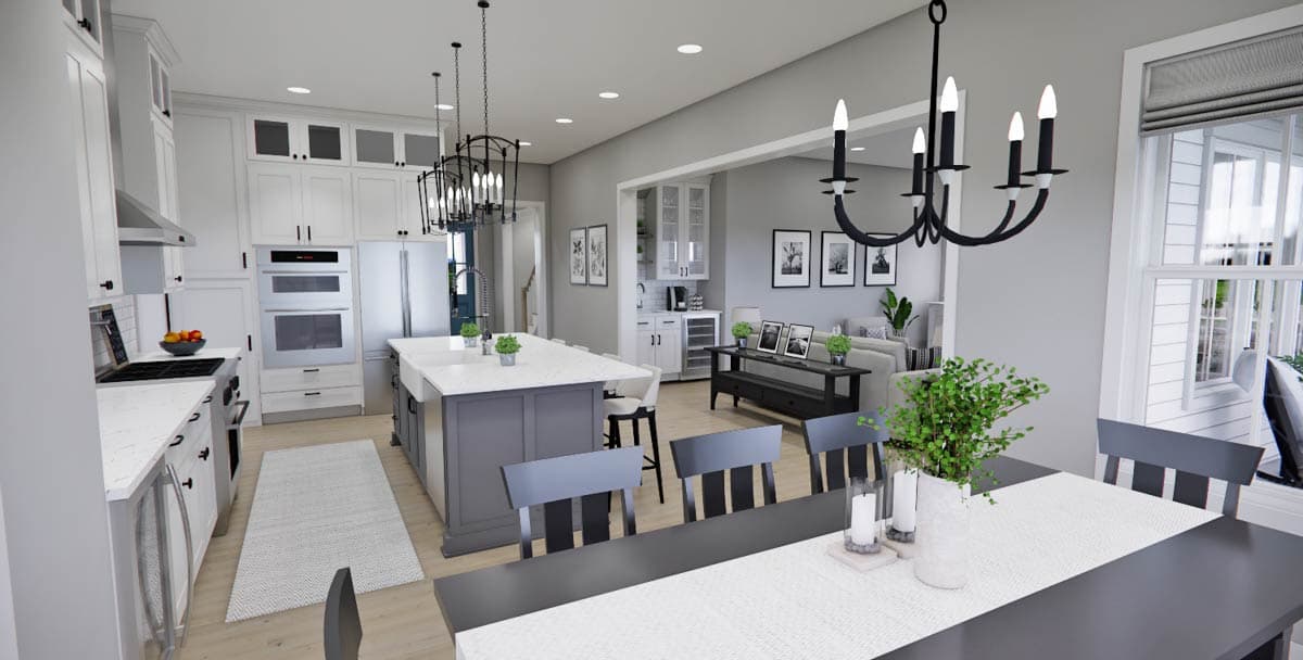 Plan 14812RK: 4-Bed Modern Farmhouse House Plan with Home Office - 2759 Sq Ft - Image #11 - Country, Farmhouse, Modern Farmhouse, Traditional