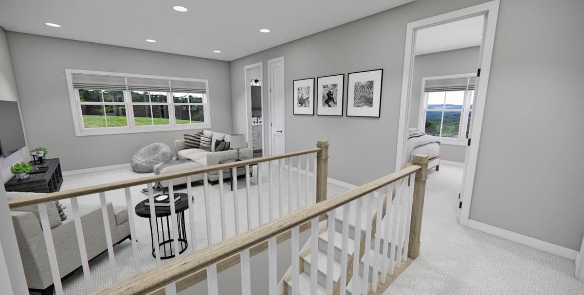 Plan 14812RK: 4-Bed Modern Farmhouse House Plan with Home Office - 2759 Sq Ft - Image #55 - Country, Farmhouse, Modern Farmhouse, Traditional