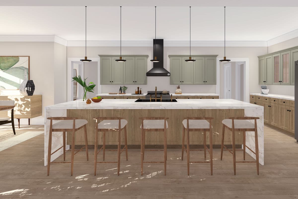 Plan 810029RBT: 4-Bed Traditional House Plan with Two-Story Great Room - 4570 Sq Ft - Image #5 - Craftsman, Modern Farmhouse, Southern, Traditional