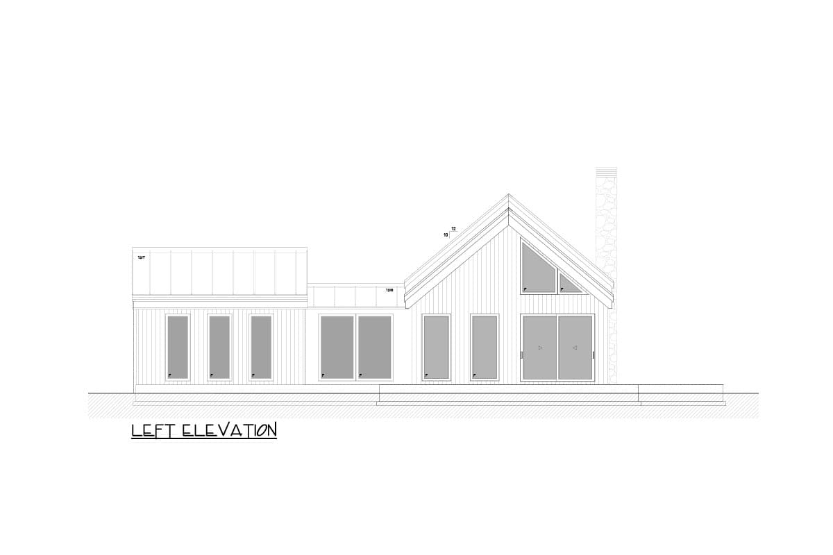 Plan 311065RMZ: 3-Bed Scandinavian House Plan with Loft Area - 3155 Sq Ft - Image #11 - Mid Century Modern, Scandinavian