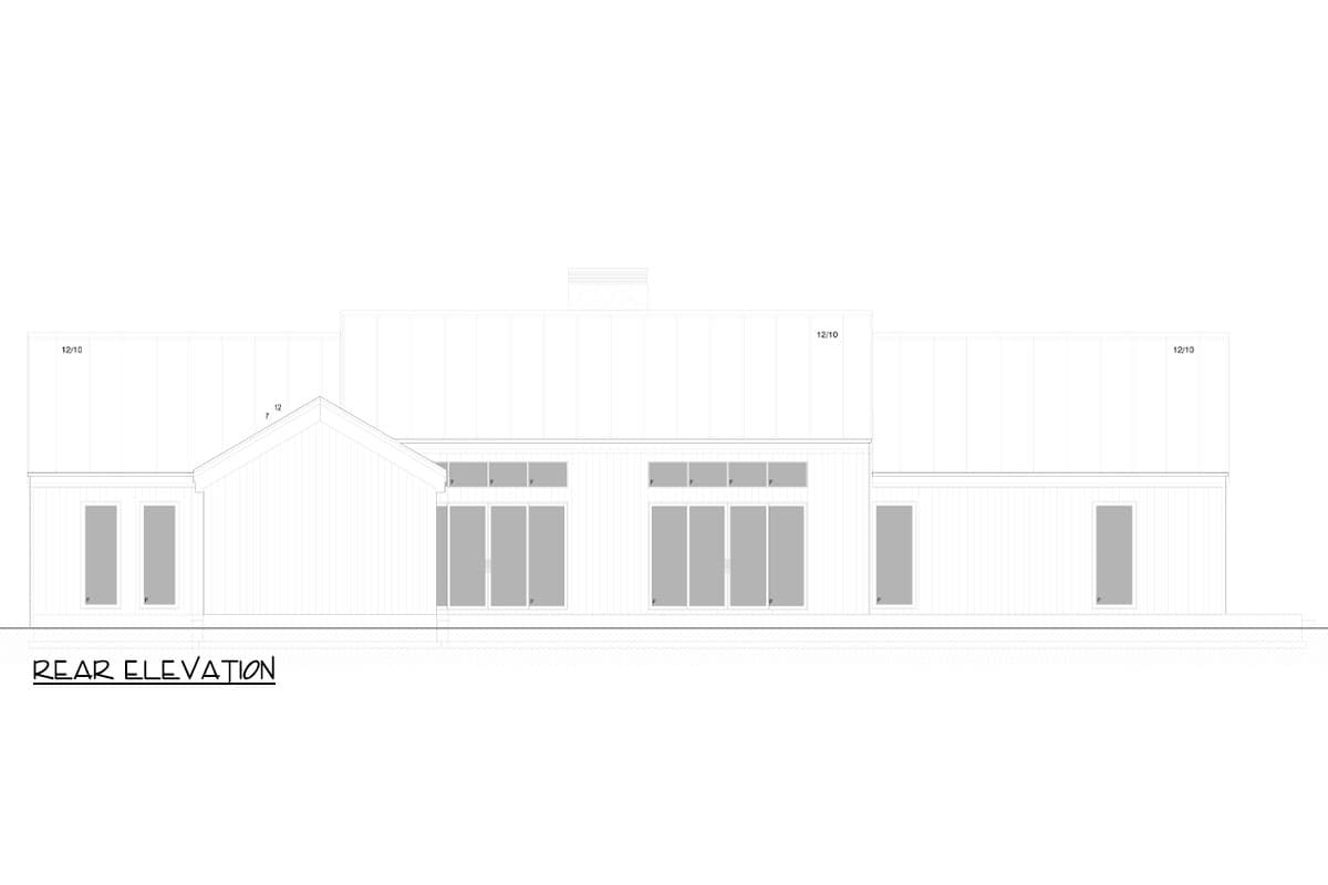 Plan 311065RMZ: 3-Bed Scandinavian House Plan with Loft Area - 3155 Sq Ft - Image #12 - Mid Century Modern, Scandinavian