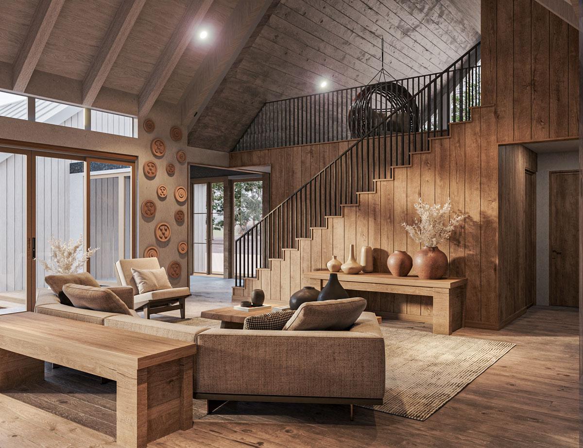 Plan 311065RMZ: 3-Bed Scandinavian House Plan with Loft Area - 3155 Sq Ft - Image #5 - Mid Century Modern, Scandinavian