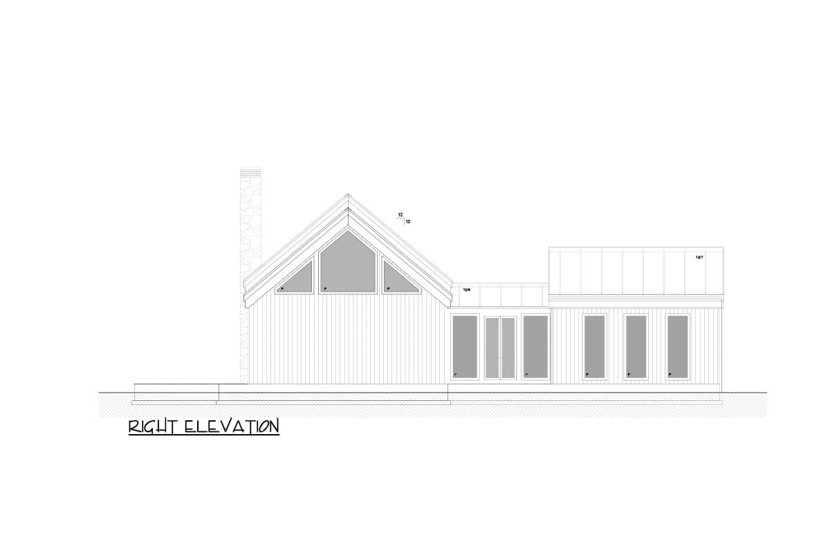 Plan 311065RMZ: 3-Bed Scandinavian House Plan with Loft Area - 3155 Sq Ft - Image #13 - Mid Century Modern, Scandinavian