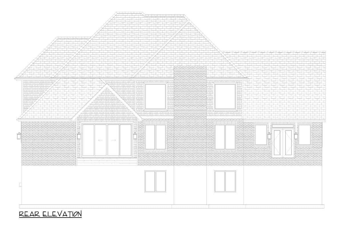 Plan 61531UT: 3-Bed New American with Home Office - 3796 Sq Ft - Image #28