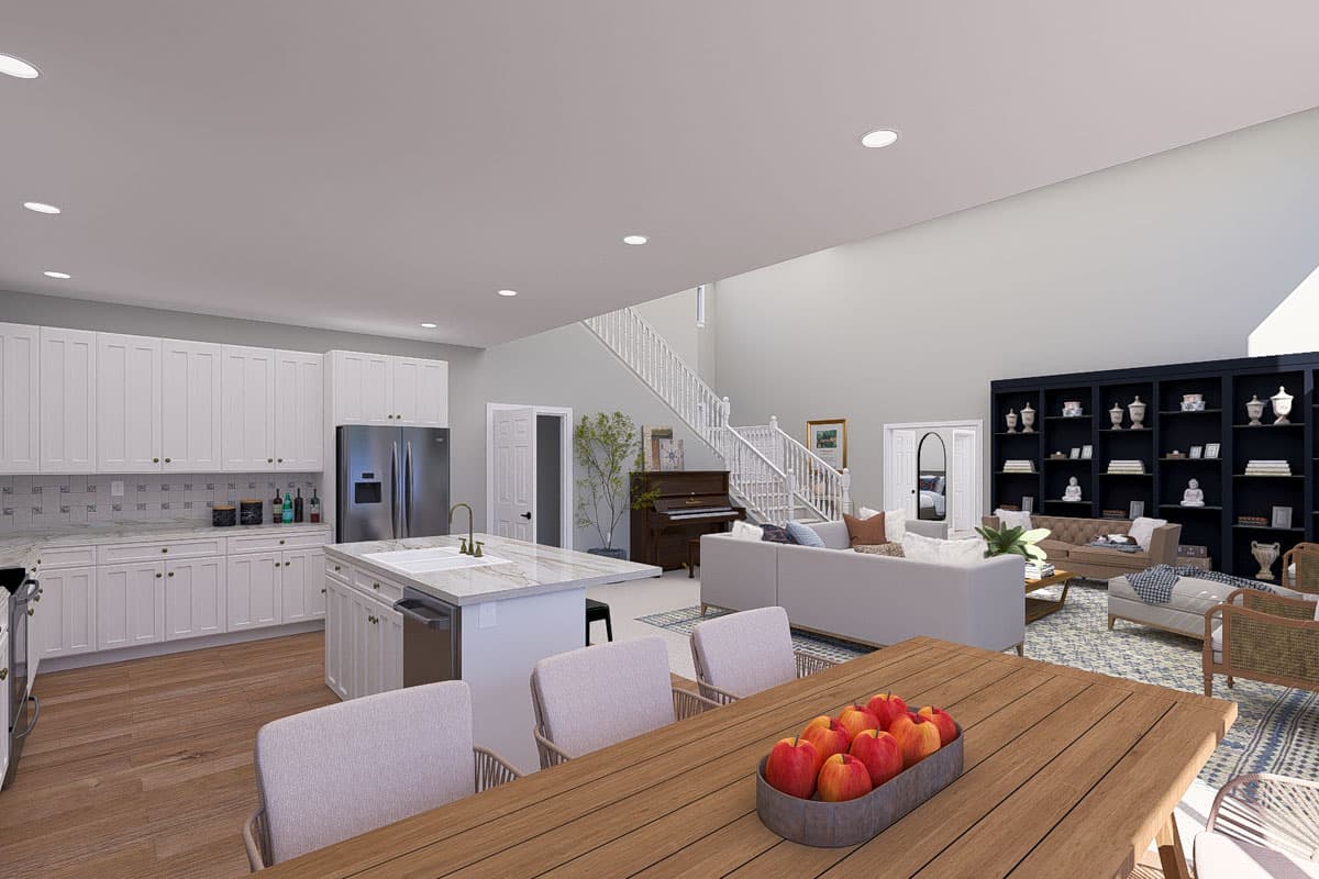 Plan 61531UT: 3-Bed New American with Home Office - 3796 Sq Ft - Image #19