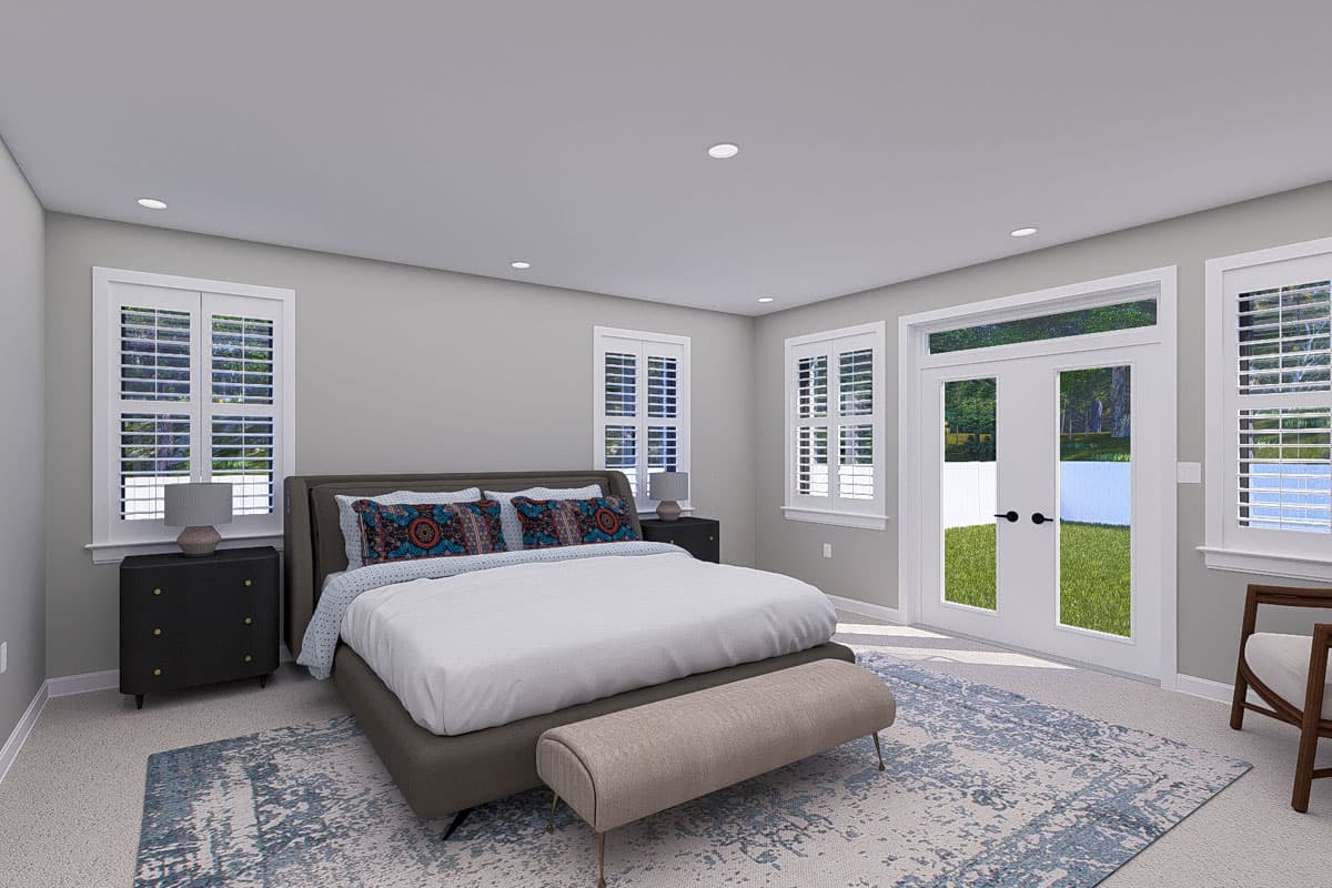 Plan 61531UT: 3-Bed New American with Home Office - 3796 Sq Ft - Image #21