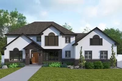 3-Bed Traditional House Plan with Optionally Finished Lower Level - 3224 Sq Ft