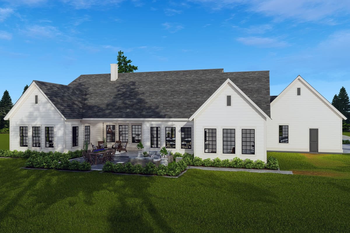Plan 25442TF: One-Story Traditional House Plan with Home Office - 3942 Sq Ft - Image #9 - Country, Traditional