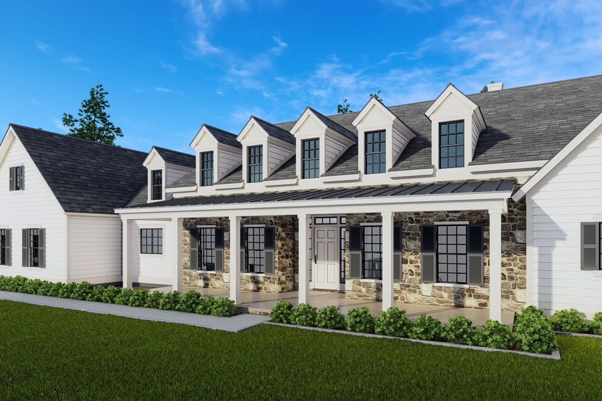 Plan 25442TF: One-Story Traditional House Plan with Home Office - 3942 Sq Ft - Image #13 - Country, Traditional