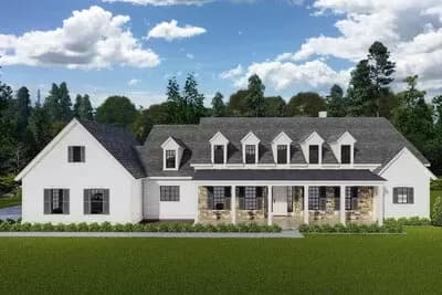 One-Story Traditional House Plan with Home Office - 3942 Sq Ft