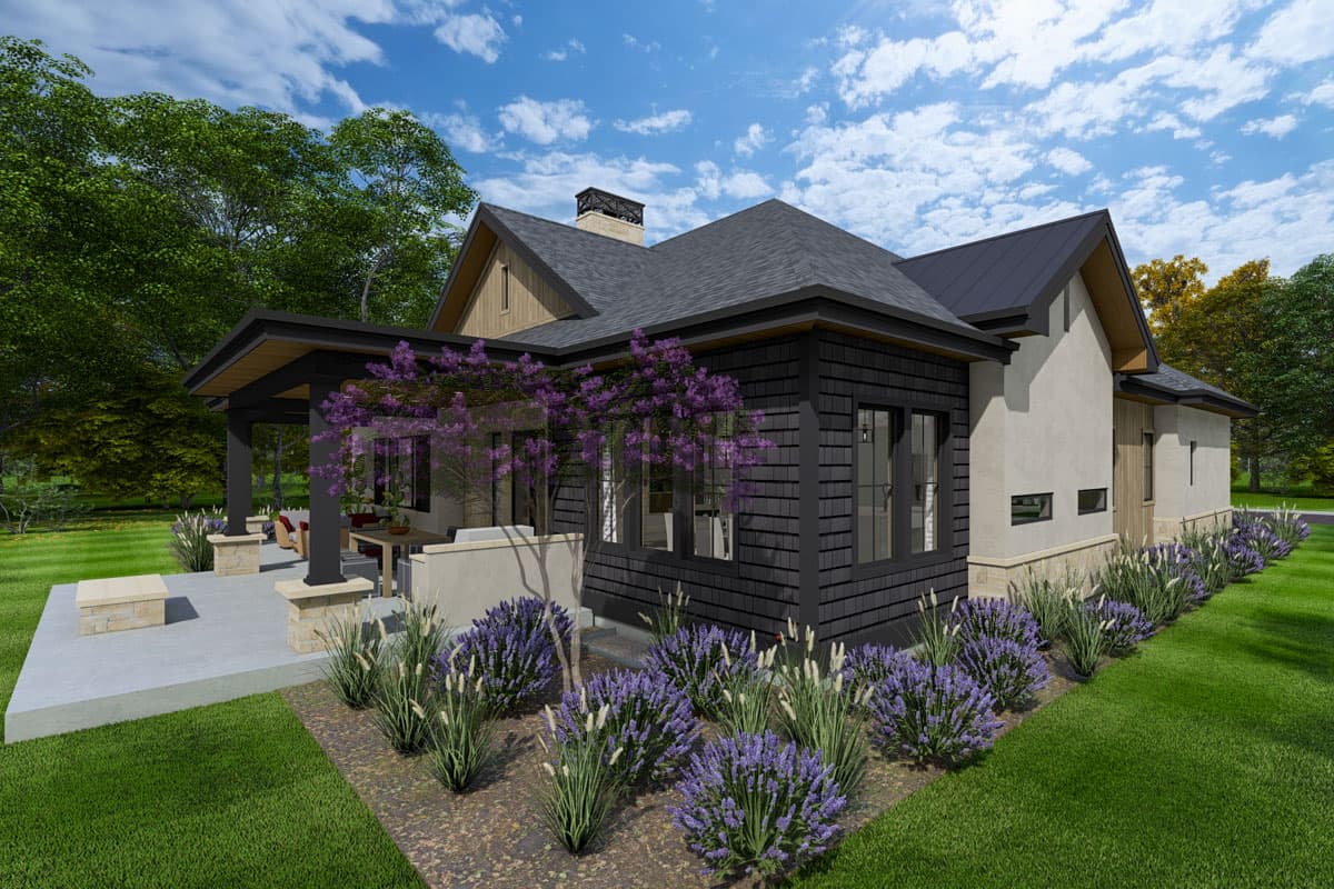 Plan 64550SC: One-Story Modern Craftsman House Plan with Two Flex Rooms - 2532 Sq Ft - Image #8 - Craftsman, New American, Prairie, Ranch