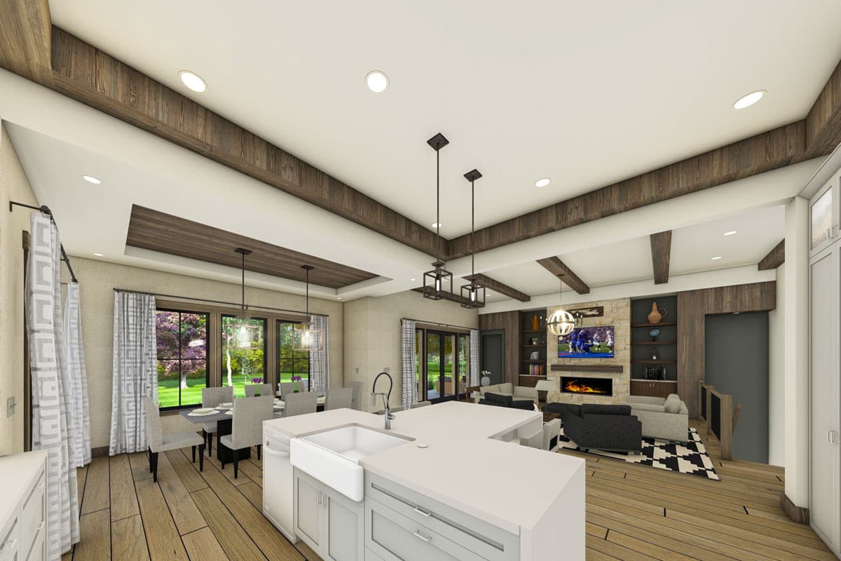 Plan 64550SC: One-Story Modern Craftsman House Plan with Two Flex Rooms - 2532 Sq Ft - Image #21 - Craftsman, New American, Prairie, Ranch