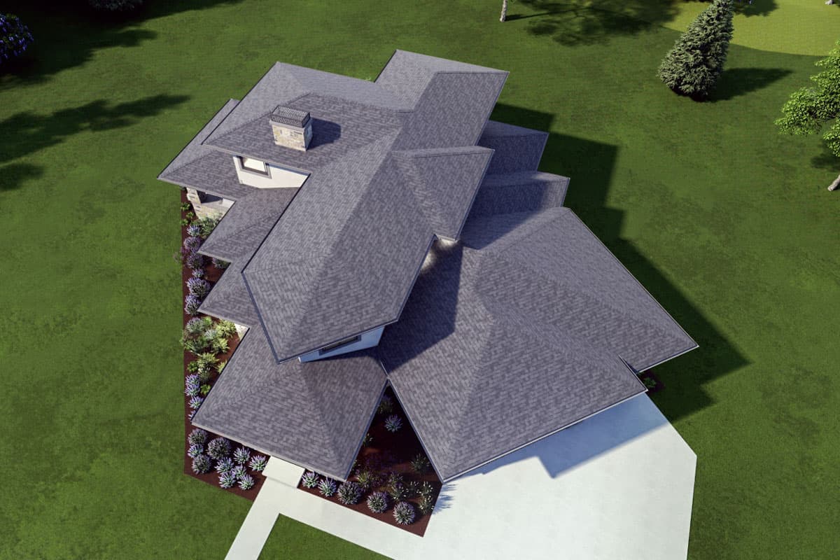 Plan 64552SC: 5-Bed Prairie House Plan with Two-Story Great Room - 3238 Sq Ft - Image #14 - Contemporary, Northwest, Prairie