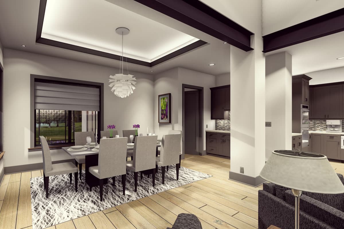 Plan 64552SC: 5-Bed Prairie House Plan with Two-Story Great Room - 3238 Sq Ft - Image #21 - Contemporary, Northwest, Prairie
