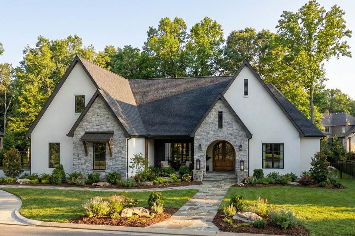 Plan 623428DJ: 4-Bed Modern Cottage House Plan with Optionally Finished Bonus Room - 2315 Sq Ft - Video Cover Image - Cottage, European, New American, Transitional