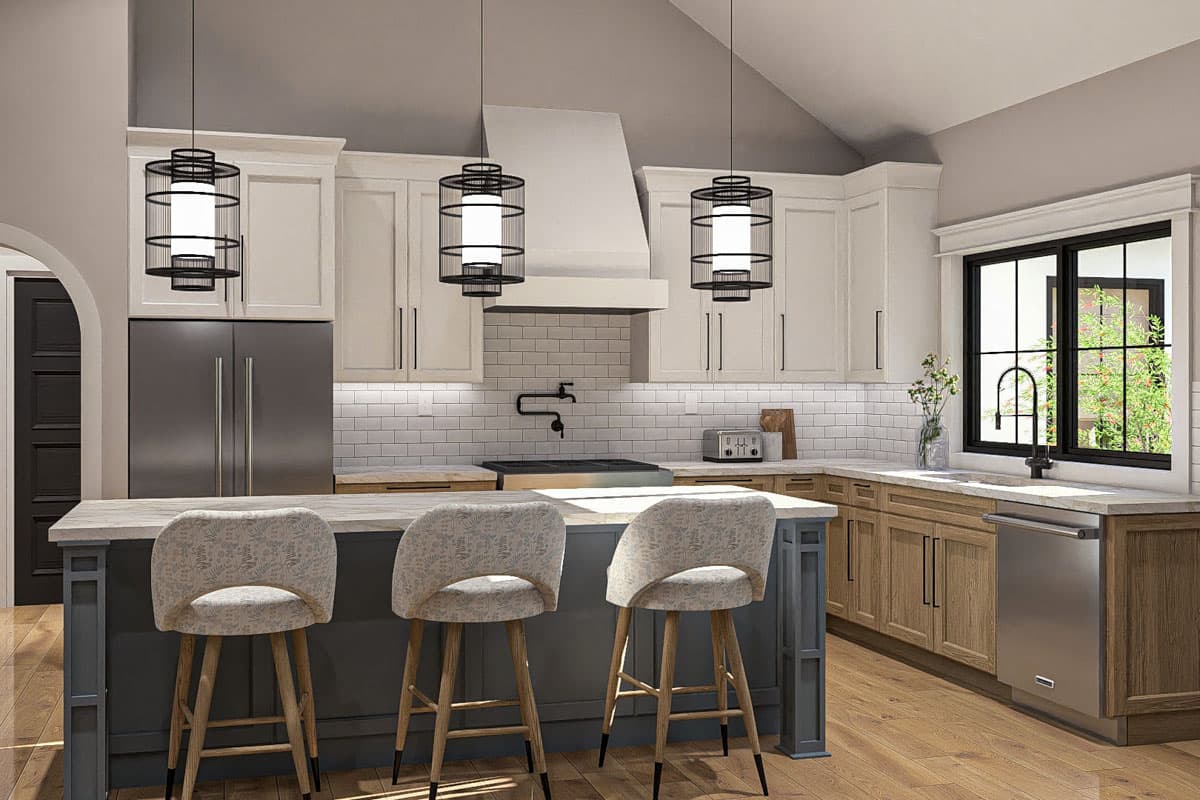 Plan 623428DJ: 4-Bed Modern Cottage House Plan with Optionally Finished Bonus Room - 2315 Sq Ft - Image #12 - Cottage, European, New American, Transitional