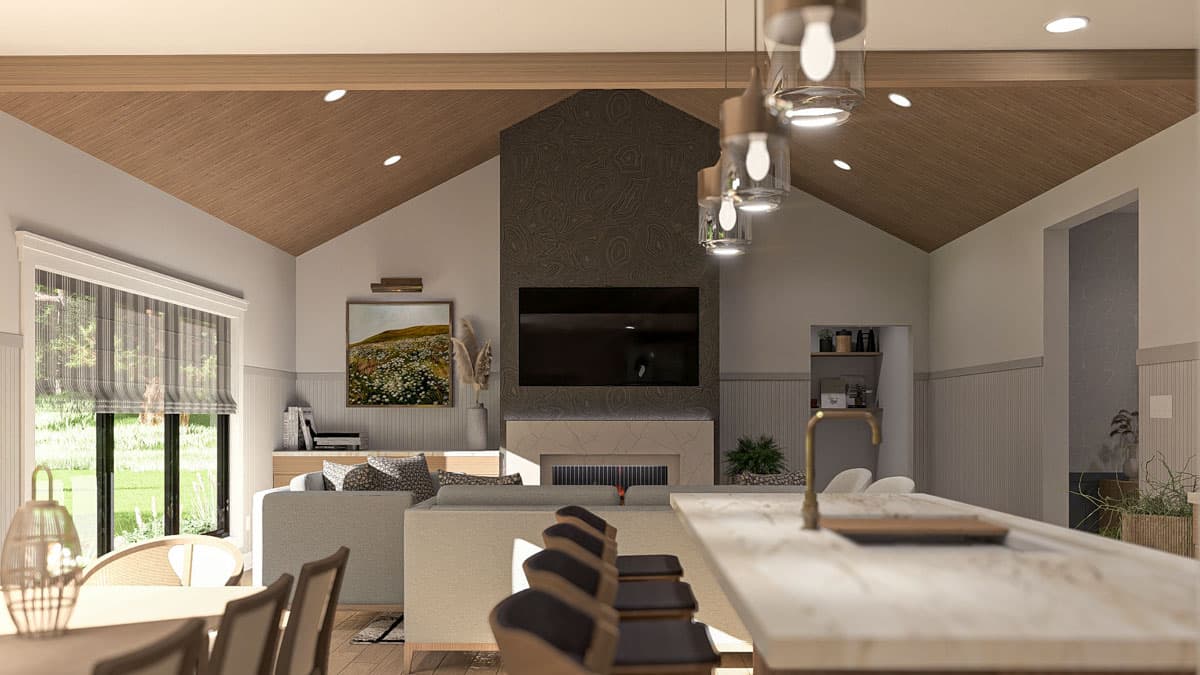 Plan 623429DJ: 3-Bed Modern Farmhouse Ranch House Plan with Vaulted Great Room - 1686 Sq Ft - Image #11 - Country, Modern Farmhouse, New American, Ranch, Traditional
