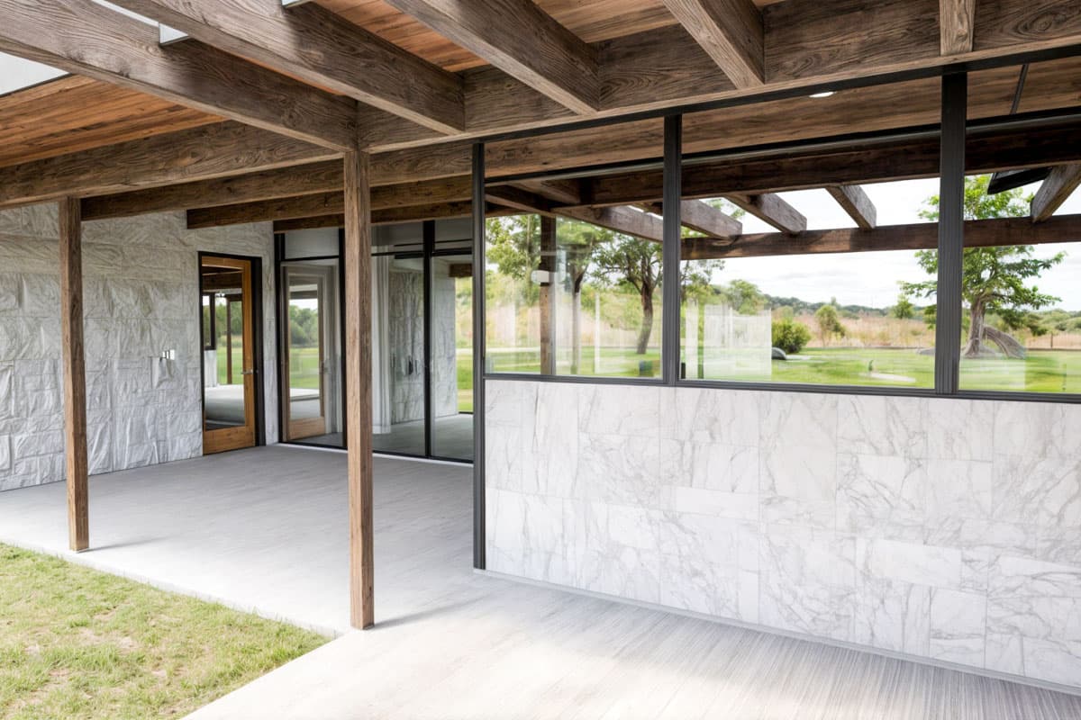 Plan 307719RAD: Modern House Plan with 3-Car Garage and Split Bedroom Layout - Image #9 - Mid Century Modern, Modern, Northwest, Ranch