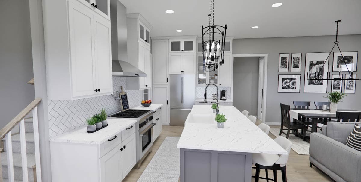 Plan 14815RK: 3-Bed Traditional Craftsman with Loft - 1995 Sq Ft - Image #17 - Craftsman, Traditional