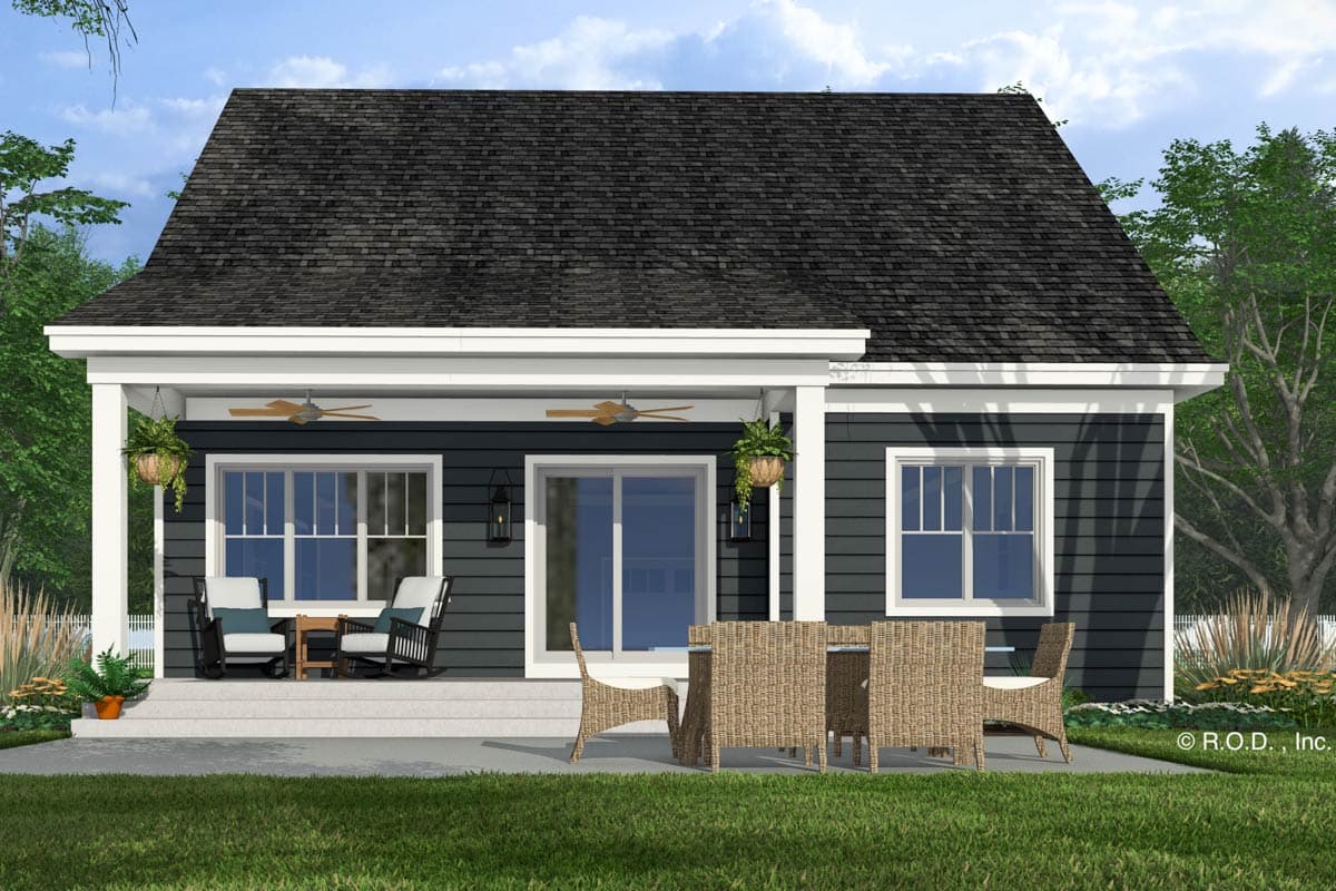 Plan 14815RK: 3-Bed Traditional Craftsman with Loft - 1995 Sq Ft - Image #6 - Craftsman, Traditional