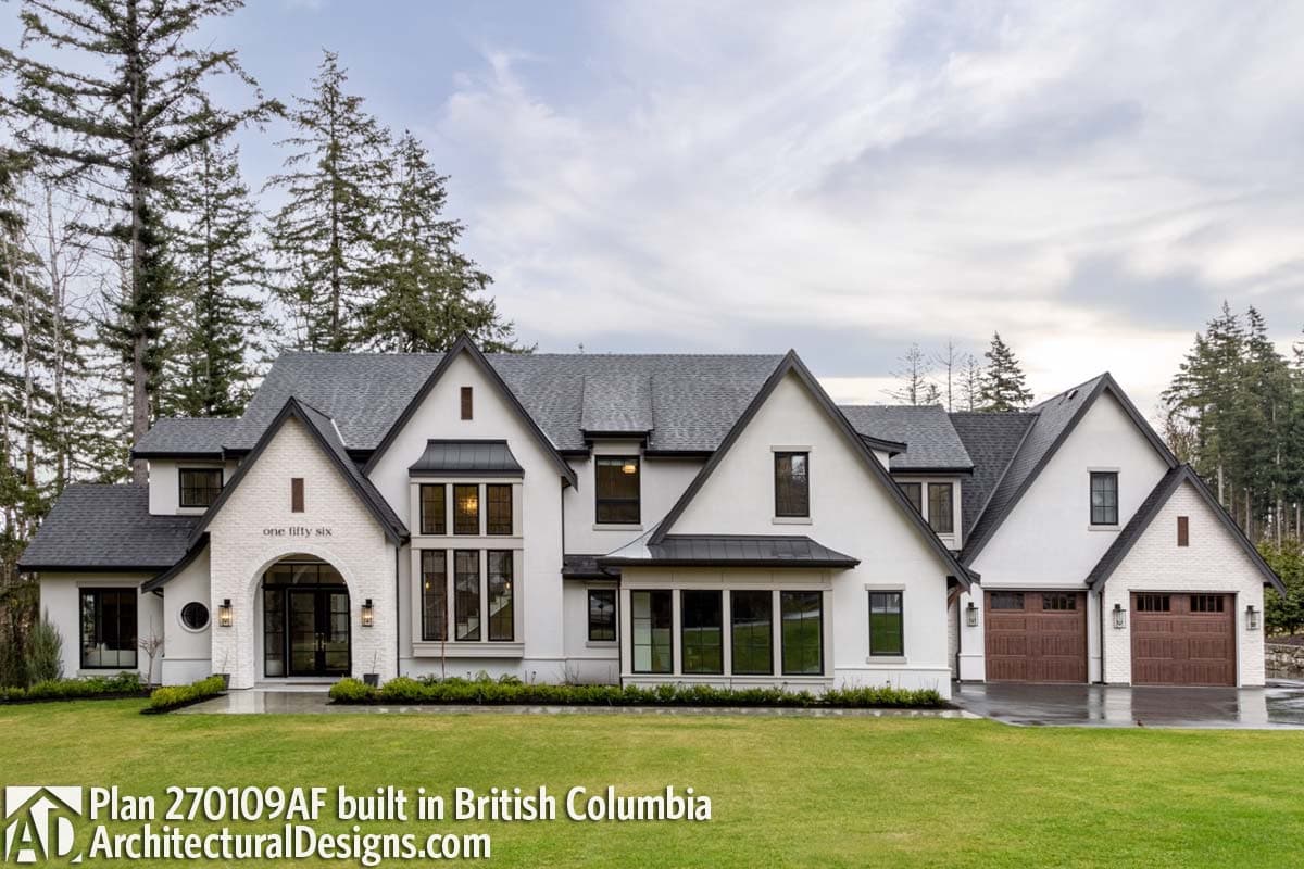 build gallery item - French Country House Plan 270109AF Comes to Life in British Columbia